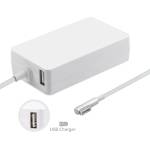 MicroBattery Захранване за MacBook и MacBook Pro и USB изход за зареждане на мобилни устройства - MicroBattery 60W MagSafe Power Adapter EU (MBXAP-AC0005)