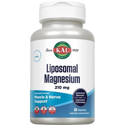 KAL Липозомен магнезиев оксид 210 mg - 60 таблетки