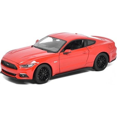 Welly Model auta Ford Mustang GT 2015 červený 1:24