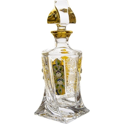 Bohemia Crystal Broušená karafa na whisky Bohemia Crystal Quadro 0,8l