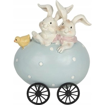 Clayre & Eef Figúrka zajačikov F