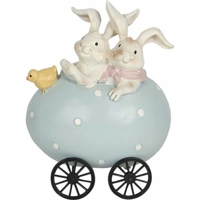 Clayre & Eef Figúrka zajačikov F