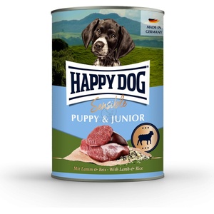 Happy Dog Sensible Puppy & Junior lamb 24x400 g