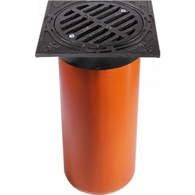 Promodos line Kanalizační teleskop DN315 plastový s litinovým mřížovým poklopem A15 500 mm – Zbozi.Blesk.cz