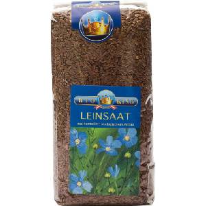 BioKing Био кафяви ленени семена - 500 г