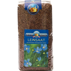 BioKing Био кафяви ленени семена - 500 г