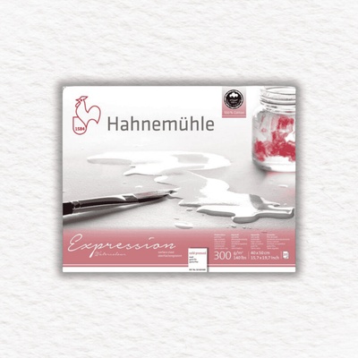 Hahnemühle Akvarelový blok EXPRESSION 100 % BAVLNA 300 GSM COLD PRESSED 20 LISTOV 40x50 CM