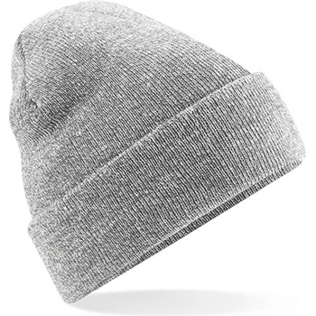 Beechfield zimní čepice Original Cuffed beanie světle šedý melír