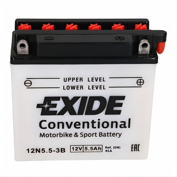 Image 1 of Exide Conventional 5,5Ah 45A right+ 12N5.5-3B