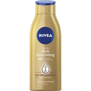 Nivea Rich Body Milk Nourishing 48h telové mlieko 400 ml