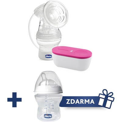 CHICCO elektrická přenosná Travel Pink USB