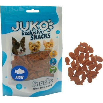 JUKO Snacks Salmon in heart shape 70 g