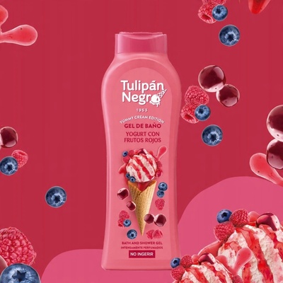 Tulipan Negro sprchový gél zmrzlina Red Fruit Yogurth 650 ml