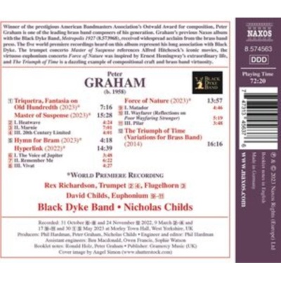 BLACK DYKE BAND - PETER GRAHAM - FORCE OF NATURE - TRIQUETRA - MASTER OF SUSPENSE CD