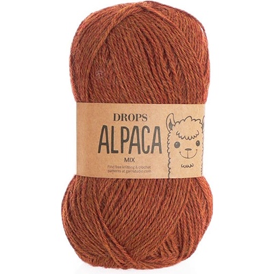 Příze DROPS Alpaca mix 9025 - lískový oříšek