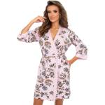 Donna Секси халат Szlafrok-Aisha-Lilac-LilacV-60181-Lilac - Черен, размер 40