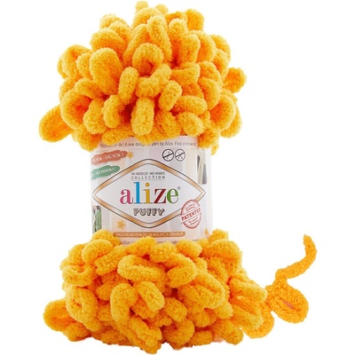 Alize Puffy 14 - sytě žlutá