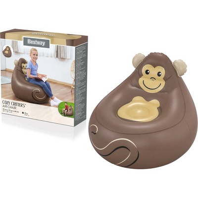 Bestway nafukovacie kreslo Monkey 72 x 72 x 64 cm 75116