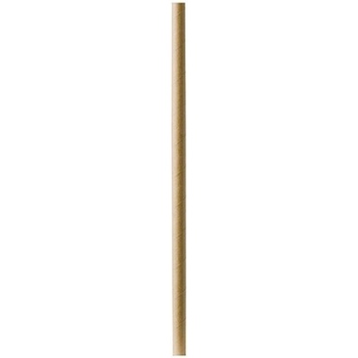 Jopka BIO slamka kraft papierová 8 mm 20 cm 100 kartón