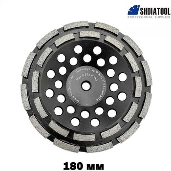 SHDIATOOL Диск диамантен за шлайфане на бетон, мрамор, гранит, 180x22.23 мм, SHDIATOOL (UNI-01012532)