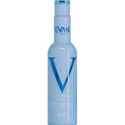 Evan Care Curly Power V Super Volume Curl Activator - objemový krém na definíciu kučeravých vlasov, 300 ml