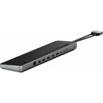 Satechi Докинг станция Satechi ST-DDSM, от 2x USB-C към 1x USB-C(PD), 2x USB-C, 2x USB-A, 1x DisplayPort, 2x HDMI, 1x RJ45, 1x M. 2 слот, сива (ST-DDSM)