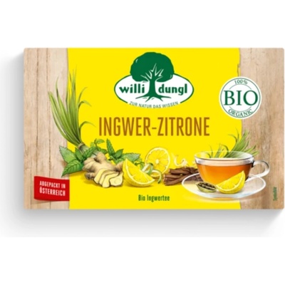 Willi Dungl Bio čaj se zázvorem a citronem 36 g