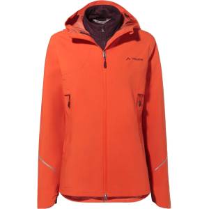 Vaude Дамско термо яке за колоездене Vaude Women's Yaras 3in1 Jacket Cycling jacket - Glowing Red - размер 42 (EU) (151-0313-1614)