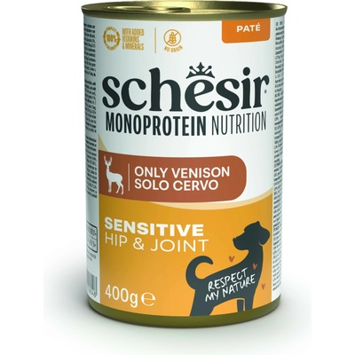 Schesir Dog Monopr.Hip&Joint Zvěřina paté 400g