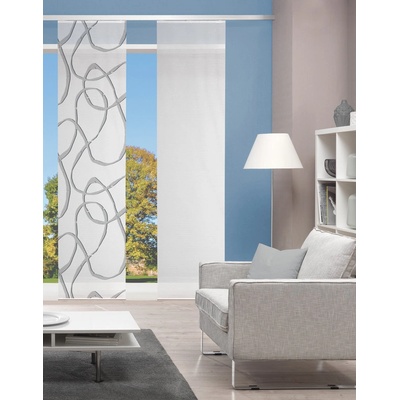 Home Wohnideen japonská stena 84568 OPHELIA 4607 svetlosiva 260x60 cm (v x s)