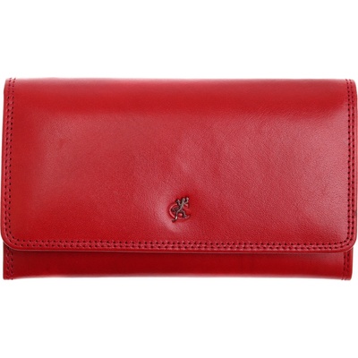 Cosset Dlouhá kožená peňaženka 4427 Red Komodo červená