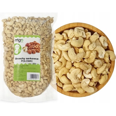MIGOgroup Kešu oriešky polovičky 500 g