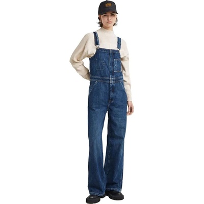 G-STAR Dungaree overall - Blue (Worn In Waterspouts)