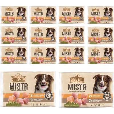 Propesko Mistr s kuřecím a krůta v omáčce 60x85 g