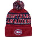 Outerstuff Dětská zimní čepice Montreal Canadiens NHL Puck Pattern Cuffed Pom
