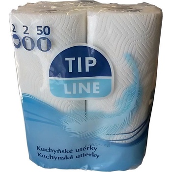 Tip Line Kuchyňské utěrky 2 vrstvy 2 ks
