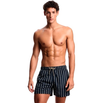 Giorgio Armani Бански гащета Emporio armani EM000583_AF20445 swimming shorts - Blue (Strip Blue / Nut / Black)