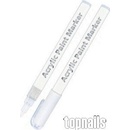 Topnails Zdobiace akrylové pero biele 3 ml