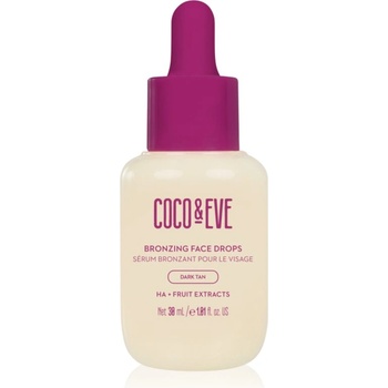 Coco & Eve Sunny Honey Bronzing Face Drops автобронзантни капки за лице Dark Tan (new) 30ml