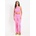 Missy Empire Панталони Missy Empire Jacquard Knit Flared Trousers - Pink