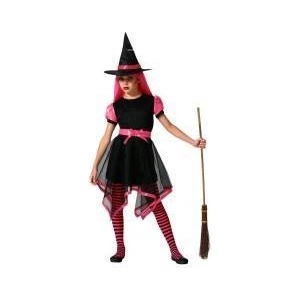 BigBuy Carnival Маскировъчен костюм за деца Розов Вещица Размер 10-12 години 969d14