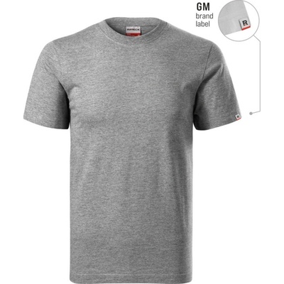 Rimeck tričko Recall R07 krátký rukáv unisex MAL-R07GM13 melír šedé tmavé