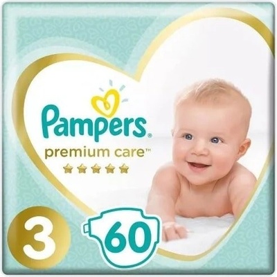 Pampers Premium Care S3 3 60 ks