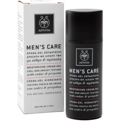APIVITA Хидратиращ крем-гел за мъже с Прополис, Apivita Mens Care Moisturizing Cream Gel 50ml