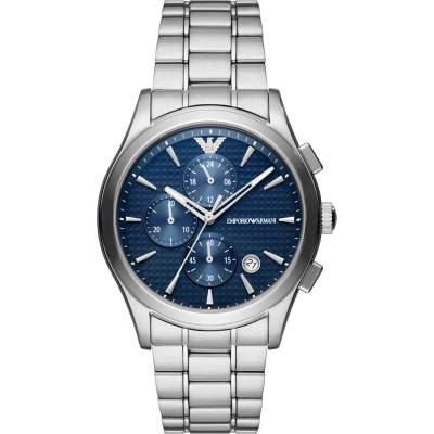 Giorgio Armani Мъжки часовник Emporio Armani Paolo, Неръждаема стомана, Син (EA11528)