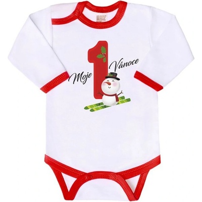 Body s potiskem New Baby Moje první Vánoce