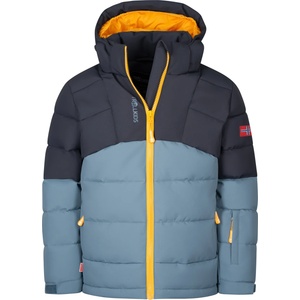 TROLLKIDS Детско зимно яке Trollkids Kid's Gryllefjord Jacket Winter jacket - Black / Steel Blue / Mango - размер 116 (EU) (703-2828-0815)