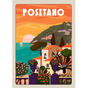 Alipson Puzzle - Puzzle Positano, Italy - 500 piese