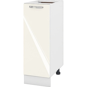 ИРИМ Долен кухненски шкаф Сити БФ-Крийм гланц-11-20 30 см