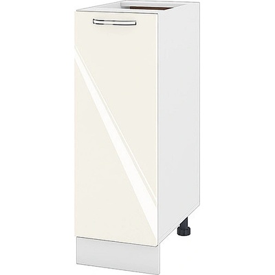 ИРИМ Долен кухненски шкаф Сити БФ-Крийм гланц-11-20 30 см